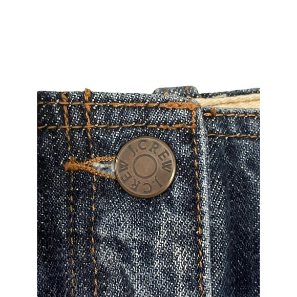 J. Crew Womens Size 2 Front Slit Mini Denim Jeans Skirt 27" Waist x 17" Long - Picture 7 of 16